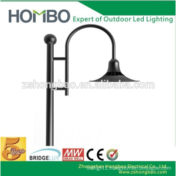 CE ROHS aluminium led post top lamp 60w garden light led